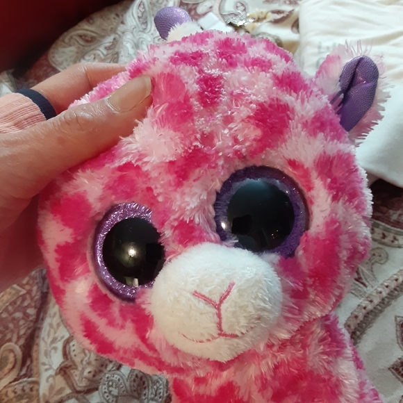 TY Beanie Boo Twigs the Pink Giraffe - Picture 11 of 16